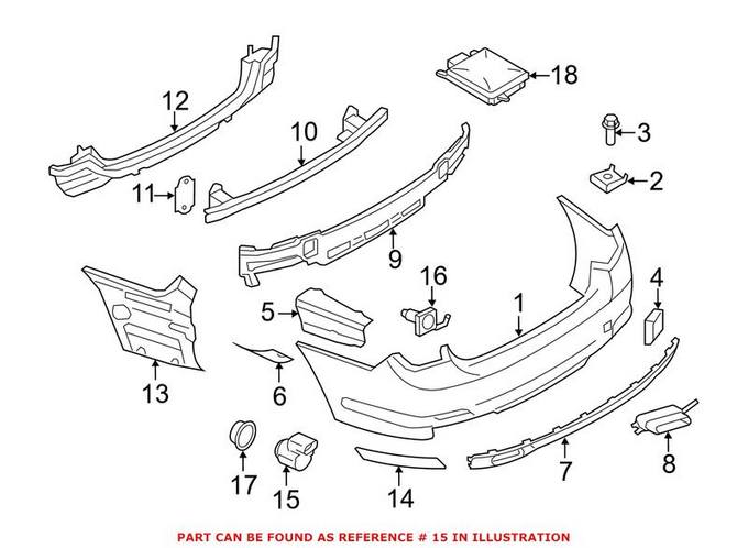 BMW Parking Aid Sensor 66209233029